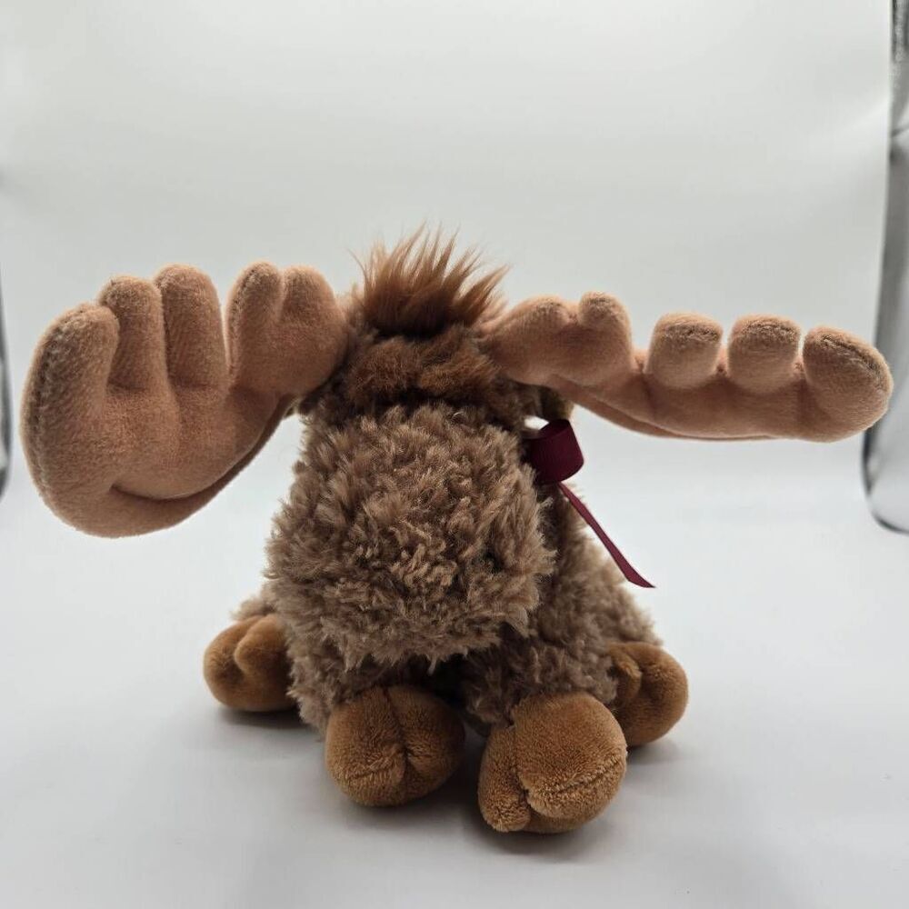 Gund Autumn Festival Maple Moose Plush Stuffed Animal Holiday 6"